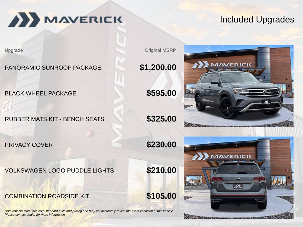 Used 2022 Volkswagen Atlas SE w/ Panoramic Sunroof Package AWD/4WD image 8