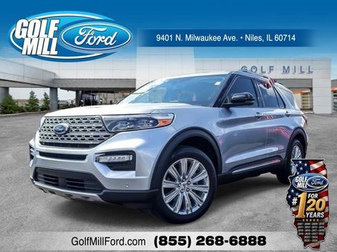Certified 2023 Ford Explorer Limited w/ Limited Technology Package RWD image 1