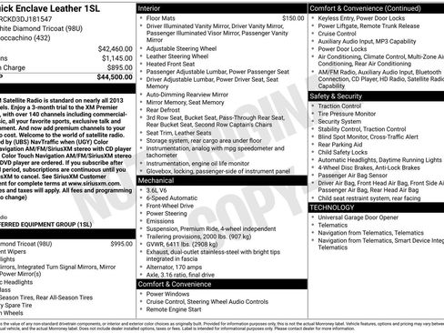 Used 2013 Buick Enclave Leather image 4