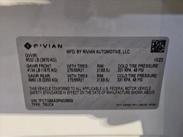 Used 2023 Rivian R1T Adventure Dual AWD/4WD image 15