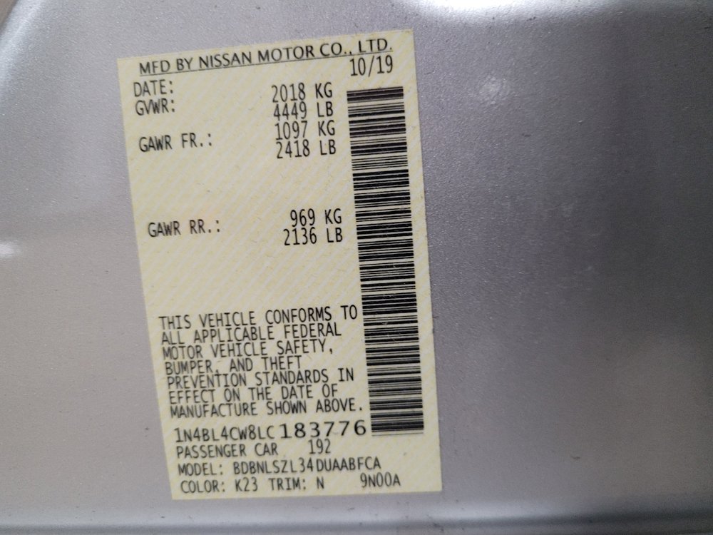 Used 2020 Nissan Altima 2.5 SR w/ Premium Package AWD/4WD image 33