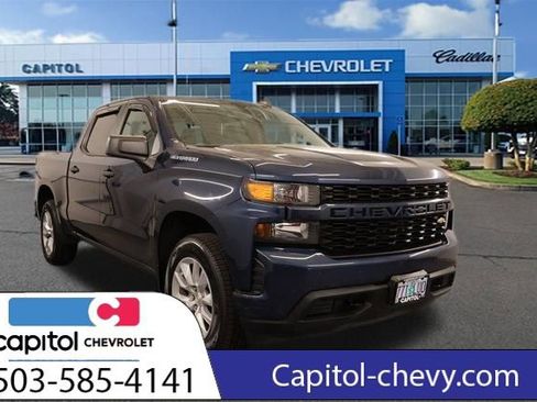 Used 2020 Chevrolet Silverado 1500 Custom w/ Custom Value Package AWD/4WD image 1