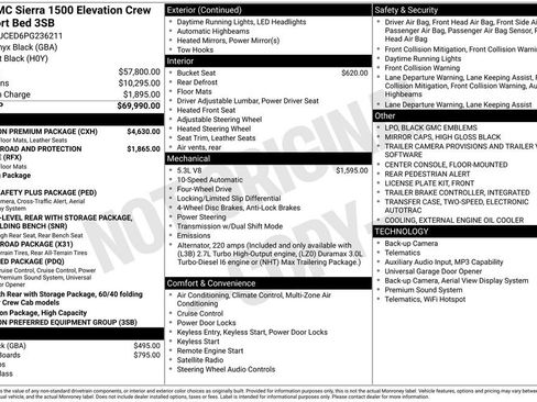 Used 2023 GMC Sierra 1500 Elevation w/ Elevation Premium Package AWD/4WD image 9