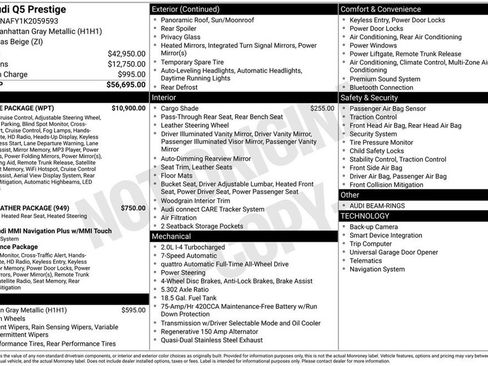 Used 2019 Audi Q5 Prestige w/ Prestige Package image 6