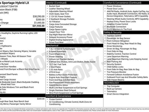 New 2026 Kia Sportage LX image 6