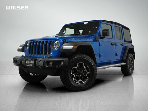 Used 2022 Jeep Wrangler Unlimited Rubicon 4xe w/ Cold Weather Group image 1