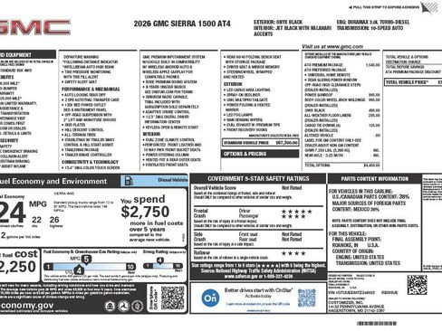 New 2026 GMC Sierra 1500 AT4 w/ AT4 Premium Package image 5