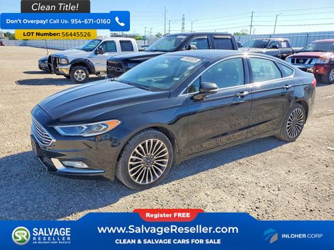 Used 2017 Ford Fusion SE w/ Fusion SE Technology Package FWD image 1