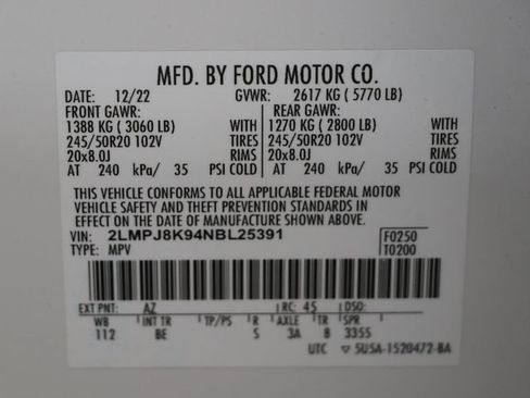 Used 2022 Lincoln Nautilus Reserve AWD/4WD image 32