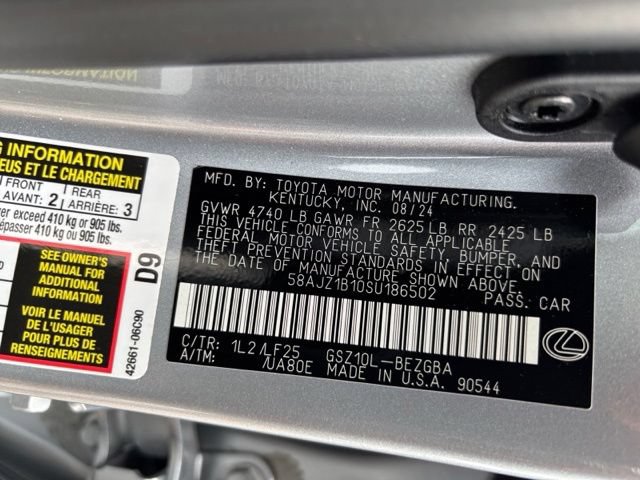 Used 2025 Lexus ES 350 F Sport w/ Accessory Package (Z2) FWD image 35