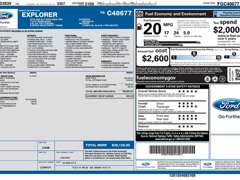 Used 2015 Ford Explorer XLT w/ Equipment Group 202B image 23