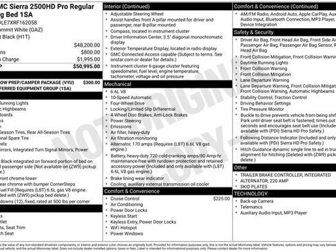 Certified 2024 GMC Sierra 2500 Pro w/ Snow Plow Prep/Camper Package image 20