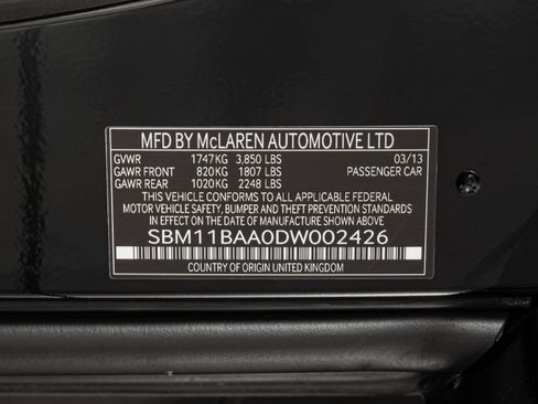 Used 2013 McLaren MP4-12C Spider image 20