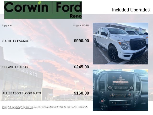 Used 2021 Nissan Titan S w/ S Utility Package AWD/4WD image 3