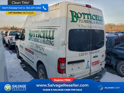 Used 2012 Nissan NV 3500 SV w/ Side Curtain Airbag Pkg RWD image 3