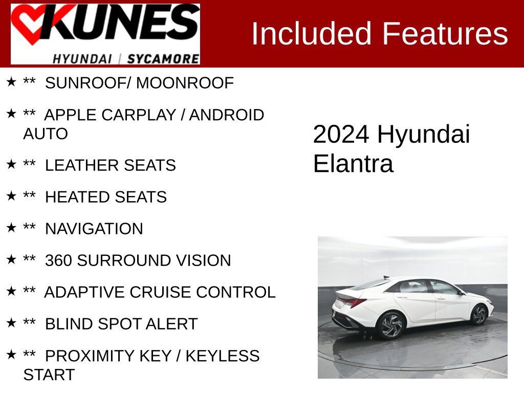 Used 2024 Hyundai Elantra Limited FWD image 2