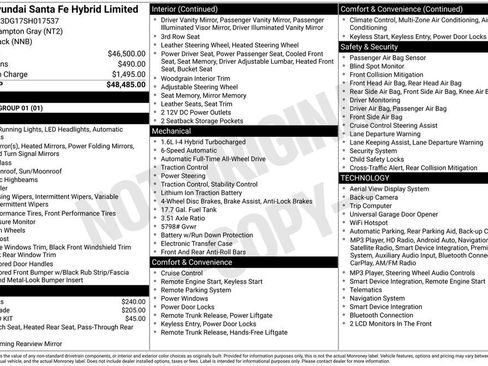Used 2025 Hyundai Santa Fe Limited AWD/4WD image 5