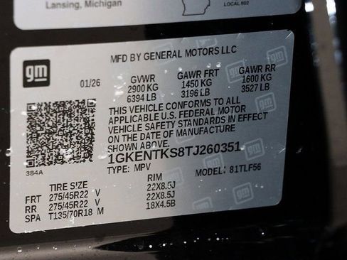 New 2026 GMC Acadia Denali Ultimate w/ LPO, Floor Liner Package AWD/4WD image 25