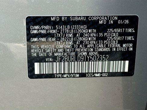 New 2026 Subaru Outback Wilderness AWD/4WD image 42