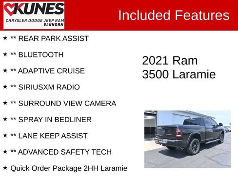 Used 2021 RAM 3500 Laramie AWD/4WD image 4