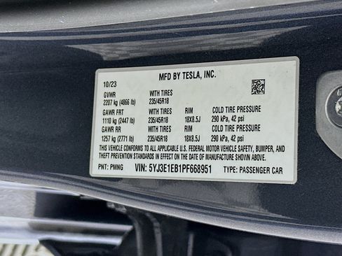 Used 2023 Tesla Model 3 Long Range AWD/4WD image 12