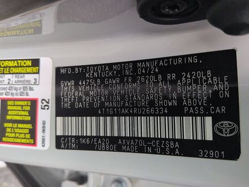 Certified 2024 Toyota Camry SE FWD image 15