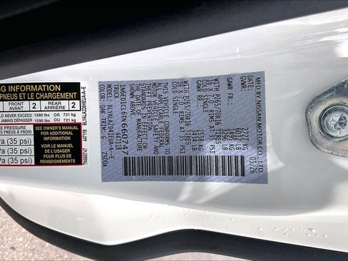 New 2026 Nissan Frontier S RWD image 14