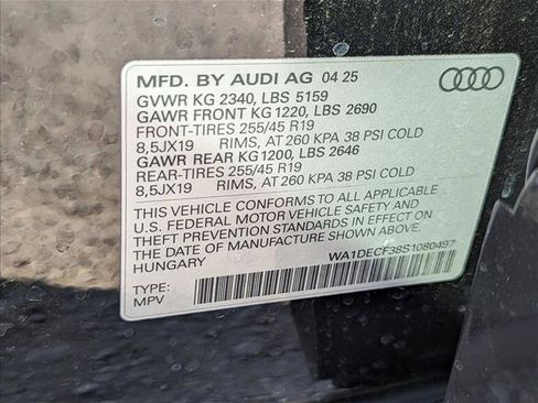 New 2025 Audi Q3 2.0T Premium image 18