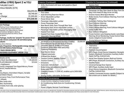 Certified 2024 Cadillac Lyriq Sport AWD/4WD image 43