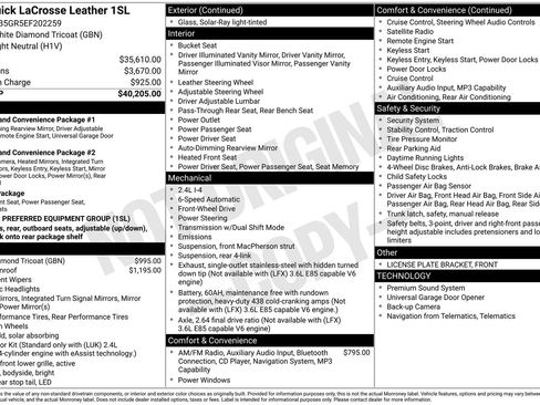 Used 2014 Buick LaCrosse Leather image 9