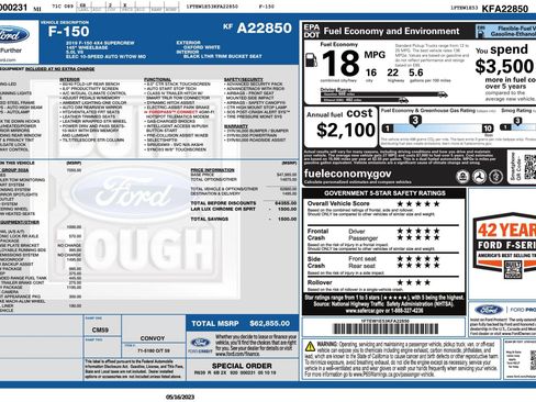 Used 2019 Ford F150 Lariat w/ Equipment Group 502A Luxury AWD/4WD image 2