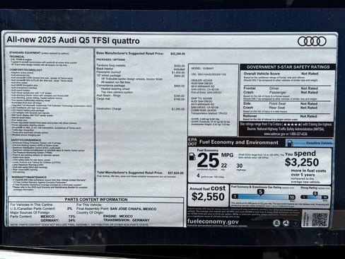 Certified 2025 Audi Q5 Premium w/ Convenience Package AWD/4WD image 21