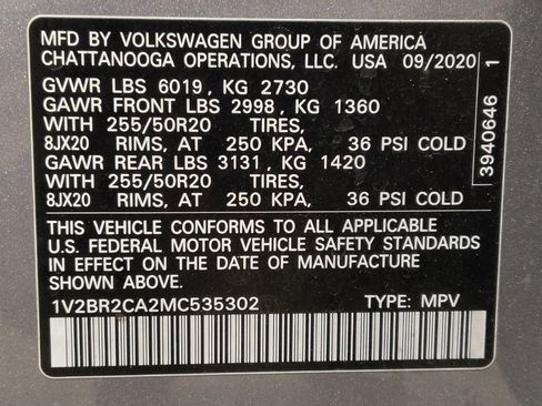 Used 2021 Volkswagen Atlas SEL image 33