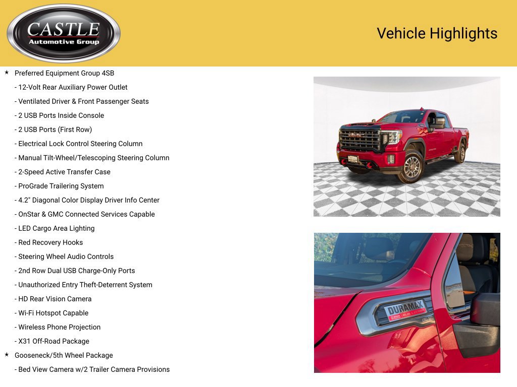 Used 2023 GMC Sierra 3500 AT4 w/ AT4 Preferred Package AWD/4WD image 7