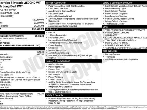 Used 2024 Chevrolet Silverado 3500 W/T w/ WT Convenience Package image 32