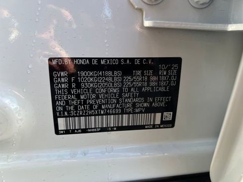 New 2026 Honda HR-V Sport image 17