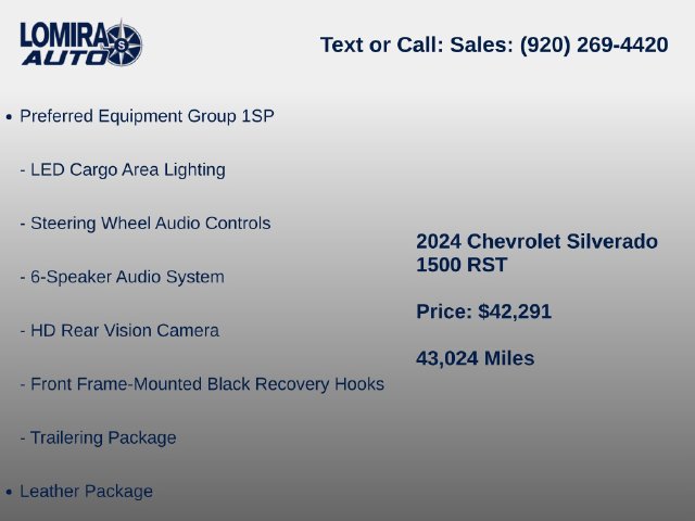 Used 2024 Chevrolet Silverado 1500 RST w/ Convenience Package II AWD/4WD image 9