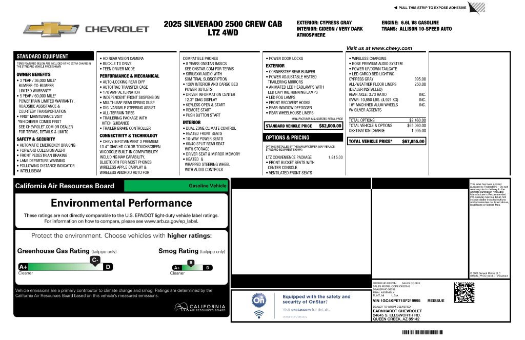 Used 2025 Chevrolet Silverado 2500 LTZ w/ LTZ Convenience Package AWD/4WD image 4