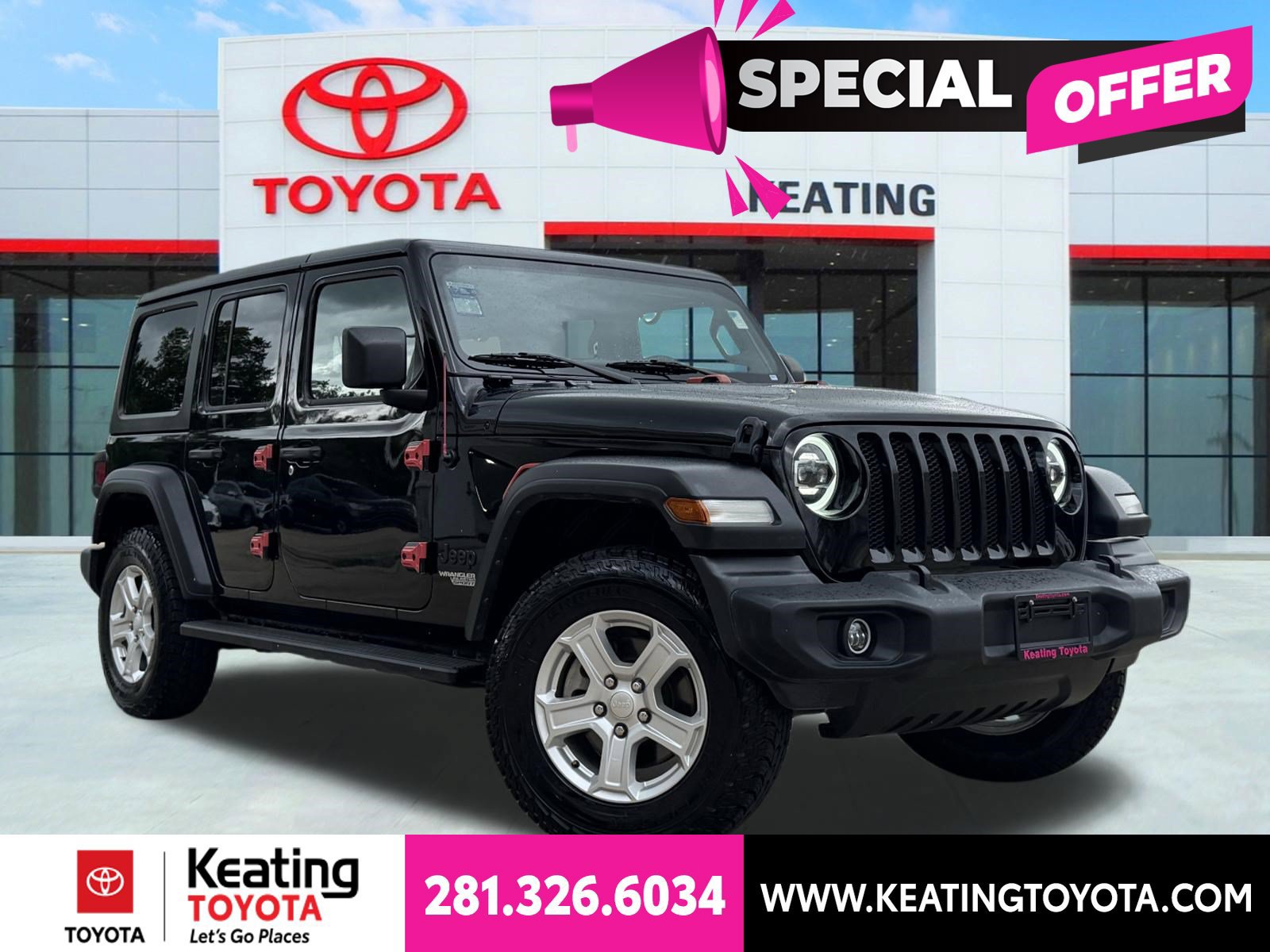 Used 2021 Jeep Wrangler Unlimited Sport AWD/4WD 360° Tour