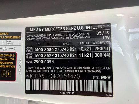 Certified 2019 Mercedes-Benz GLE 43 AMG 4MATIC Coupe image 28