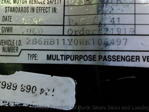 Used 1998 Dodge B1500 image 54