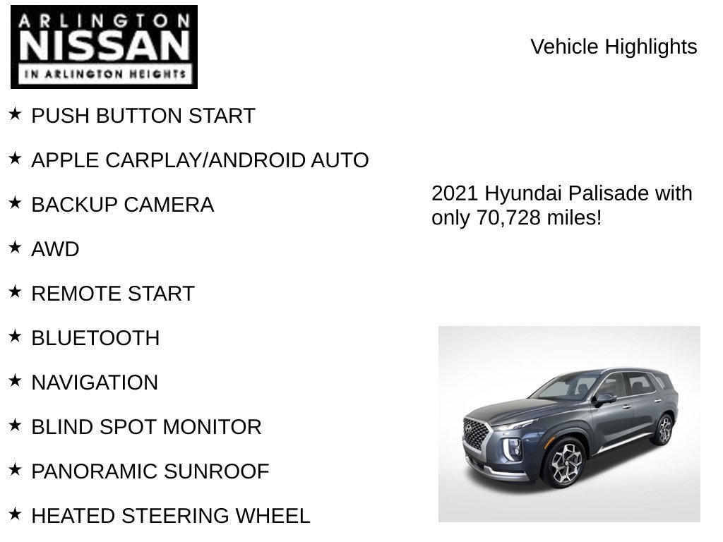 Used 2021 Hyundai Palisade Calligraphy AWD/4WD image 7