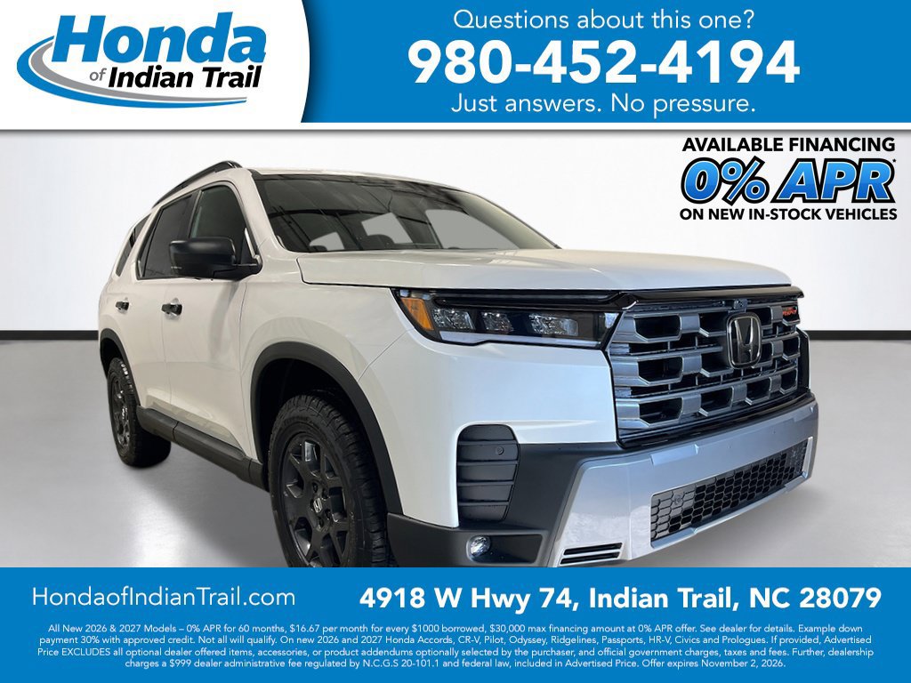 New 2026 Honda Pilot TrailSport 360° Tour
