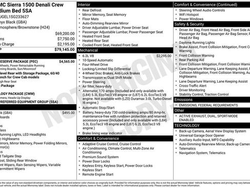 New 2025 GMC Sierra 1500 Denali w/ Denali Reserve Package image 39