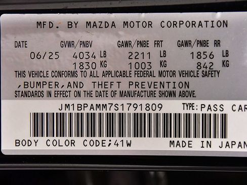 Used 2025 MAZDA MAZDA3 2.5 S Hatchback w/ Premium Pkg FWD image 13