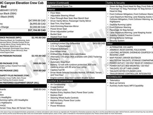Certified 2024 GMC Canyon Elevation w/ Convenience Package AWD/4WD image 32