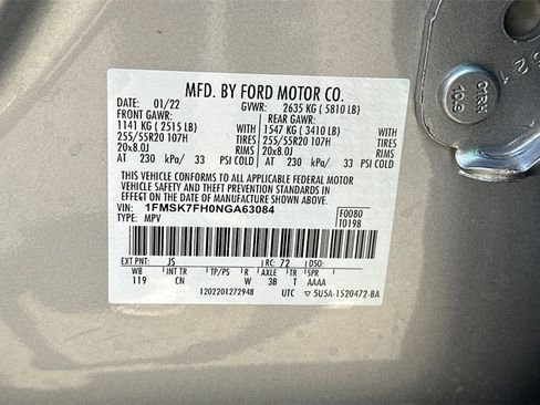 Used 2022 Ford Explorer Limited w/ Equipment Group 301A image 42