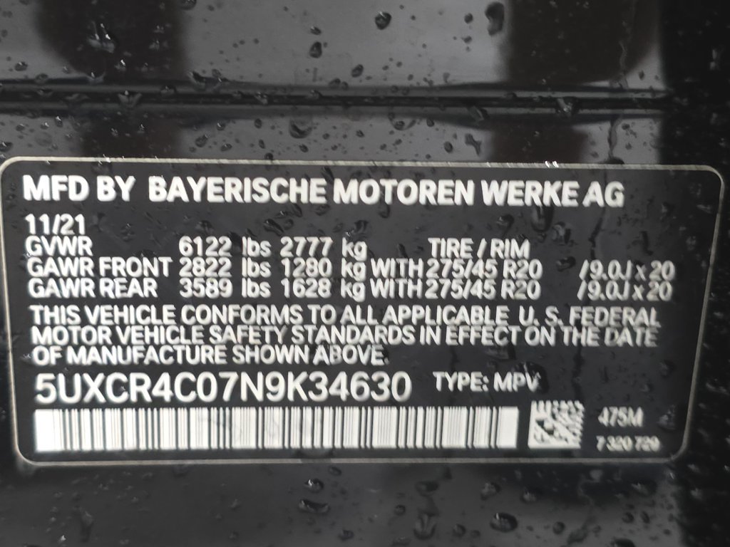 Used 2022 BMW X5 sDrive40i w/ M Sport Package RWD image 29