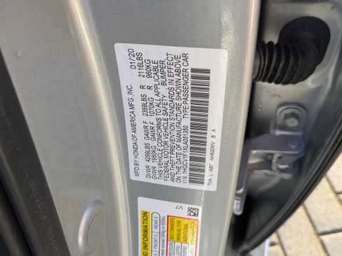 Certified 2020 Honda Accord LX image 38