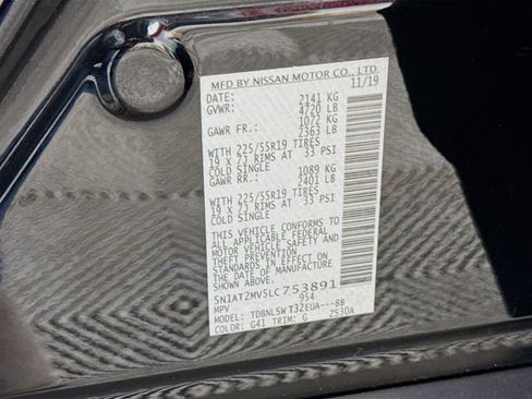 Certified 2020 Nissan Rogue SL w/ Premium Package image 34